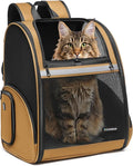 Pet Backpack Carrier, Large Cat Carrier Backpack Up to 20 Lbs by FERMAO