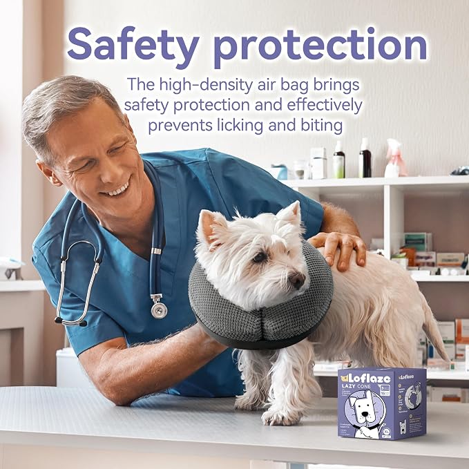 Soft Inflatable Dog Cone Collar - Image 3