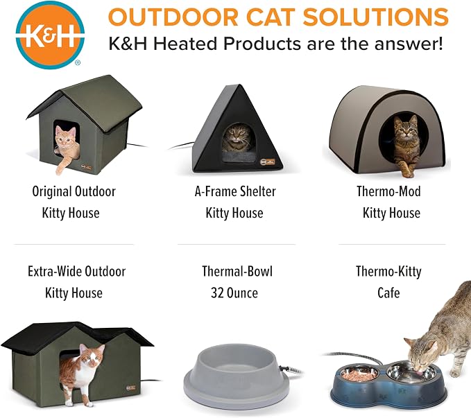 K&H Pet Products Extra-Wide Outdoor Cat House - Image 7