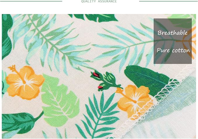 ARING PET Summer Dog Bandanas, Autumn Leaf Floral Kerchief Triangle Bibs Scarf - Image 2