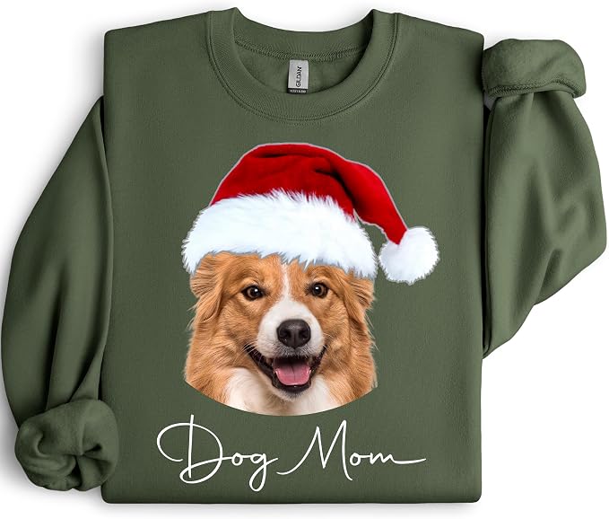 Custom Dog Mom Shirt for Women Pet Ears Sweatshirt - Image 5