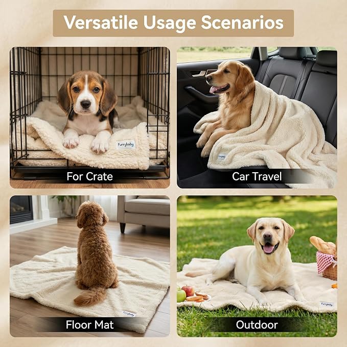 furrybaby Dog Blanket Soft Dog Blankets - Image 7