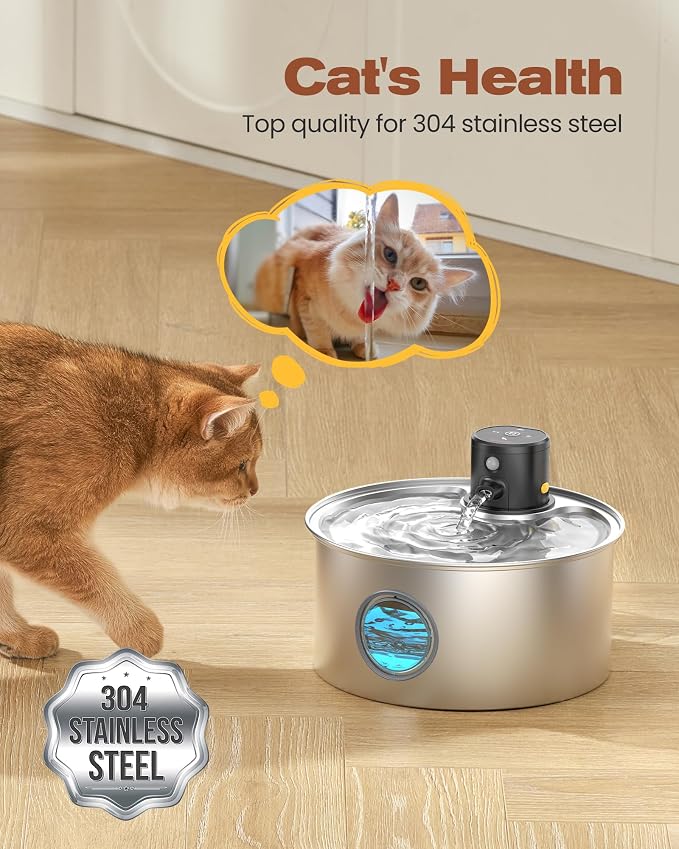 Cat Water Fountain Battery Powered: Cordless Cat Fountain Wireless - Image 7