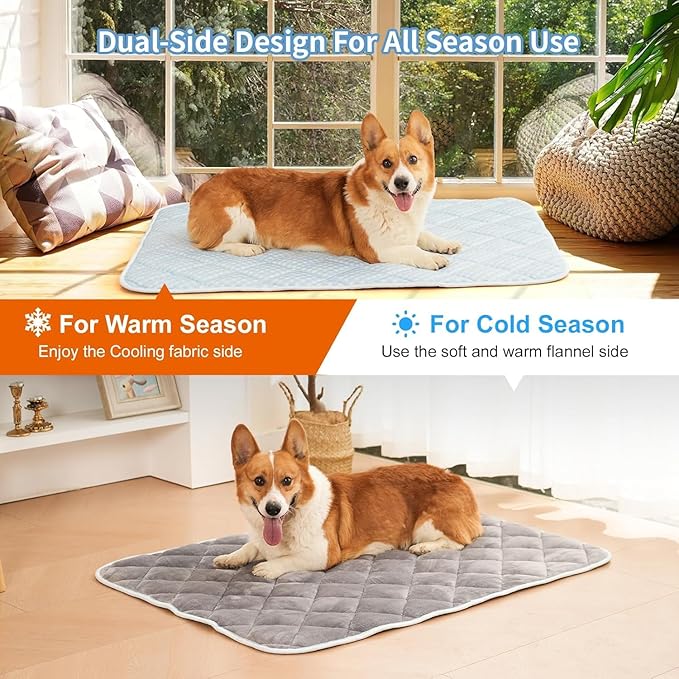 Dog Cooling Mat, Cooling Mat for Dogs, Premium Pets Cool Bed for Crate Kennel - Image 4