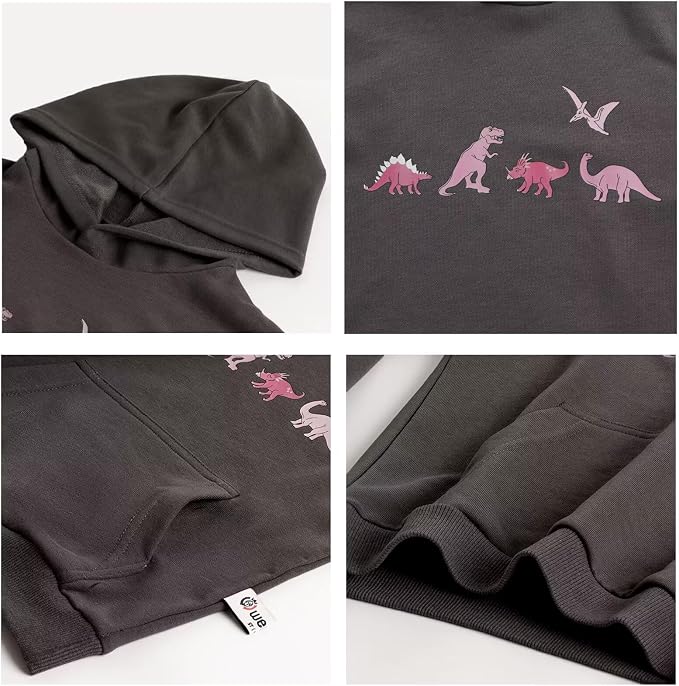 WELAKEN Sweatshirts for Girls Toddler & Kids II Little Girl's Pullover Tops - Image 4