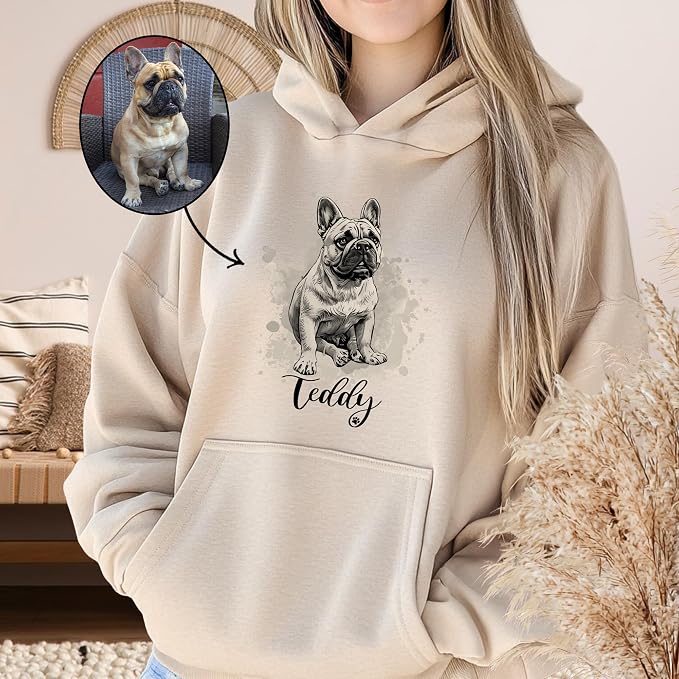 CHIARA CONTI11 Custom Dog Hoodie, Custom Pet Gifts, Custom Dog Shirt, Custom - Image 2