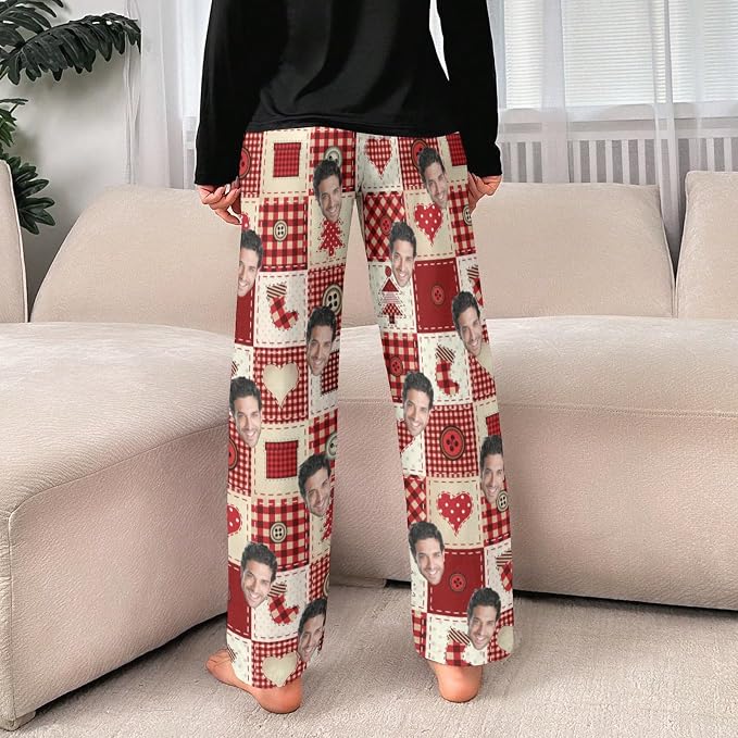 Custom Pajamas Pants with Photo - Image 5