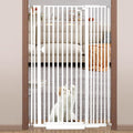 71“ Extra Tall Cat Gate for Doorway: 37.4-41.3” Wide Pet Gate, Auto Close/One by Mudanku