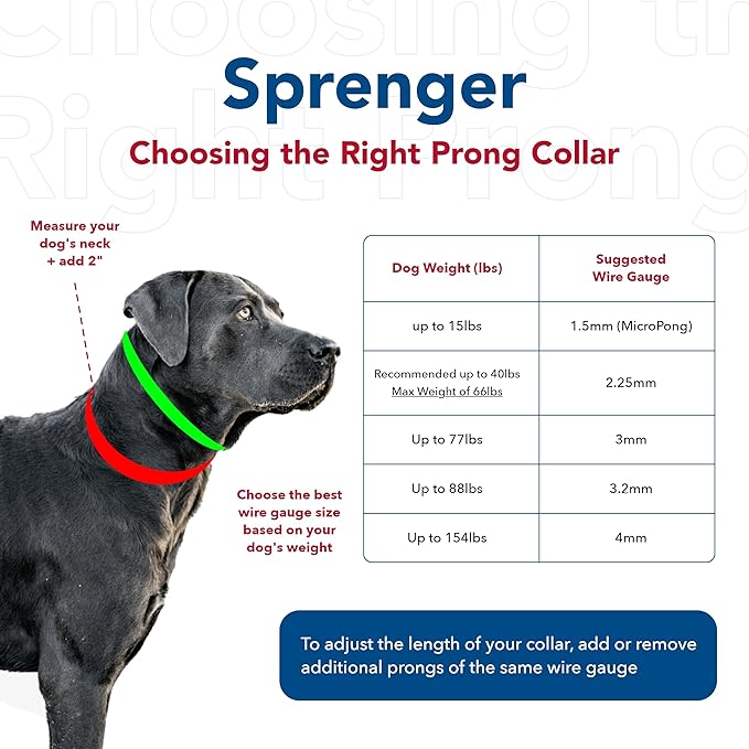 Herm Sprenger Ultra-Plus Prong Dog Training Collar, 3.25 mm x 20" Neck Size; - Image 7
