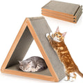 Nicunom 3-Sided Vertical Cat Scratching Post, Cat Scratcher Foldable, Triangle by Nicunom