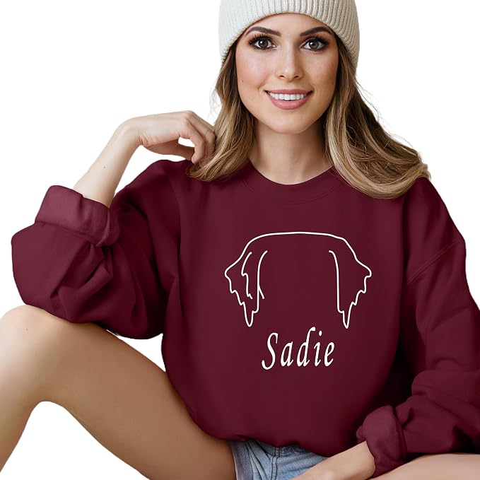 Custom Dog Mom Shirt for Women Pet Ears Sweatshirt - Image 7