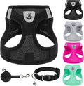 PUPTECK Adjustable Dog Harness Collar and Leash Set Step in No Pull Pet Harness by PUPTECK