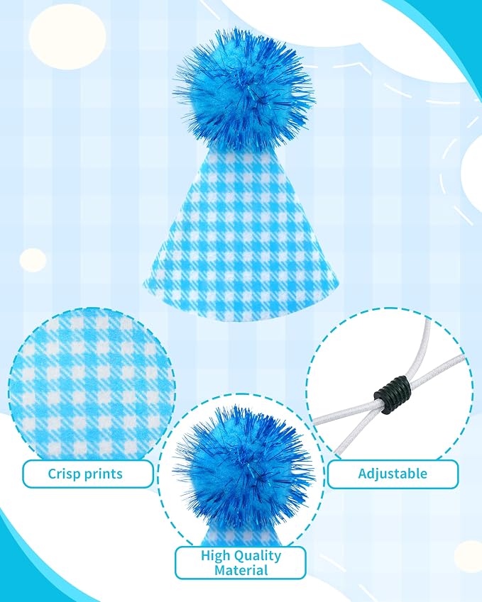 PET SHOW 10 Pack Mini Party Hats - Image 3