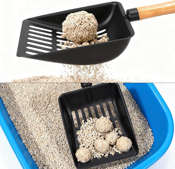 Cat Litter Scoop, Metal Litter Scoop, Heavy Duty Metal Cat Scooper - Image 7