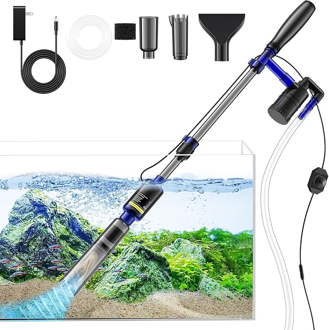 Fish Tank Cleaner, 530GPH/32W Electric Fish Tank Cleaning Tools, Adjustable by Unknown
