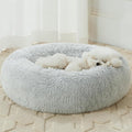 WNPETHOME Calming Dog Bed Cat Bed Donut, Faux Fur Pet Bed Self-Warming Donut by WNPETHOMEPETSHOME