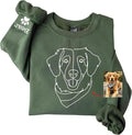 Custom Pet Sweatshirts with Photo and Name, Personalized Dog Sweatshirt by Unknown