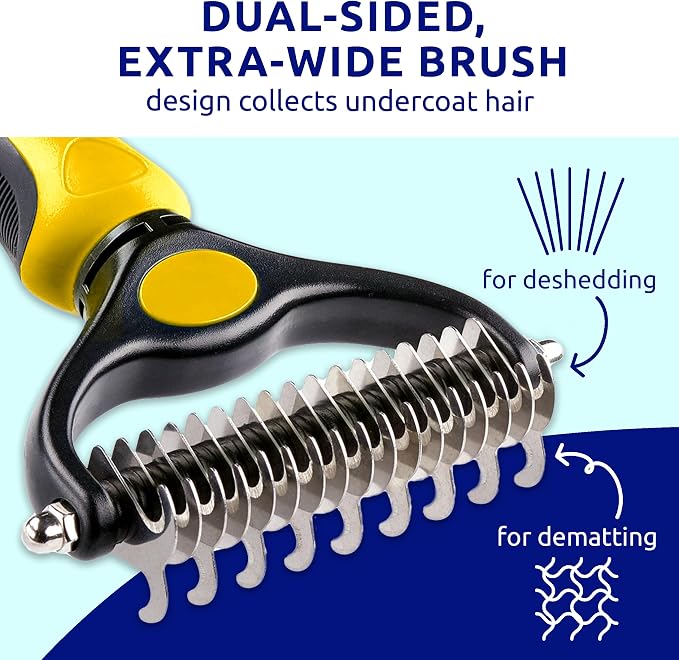 Pat Your Pet Deshedding Dog Brush - Image 4