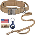 DAGANXI Tactical Dog Collar Leash Set, Adjustable Military Training Nylon Dog by DAGANXI