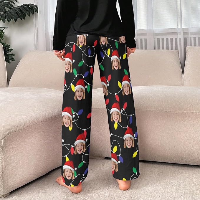 Custom Pajamas Pants with Photo - Image 5