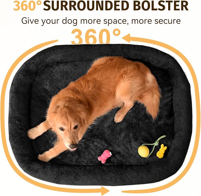 Orthopedic Washable Large Dog Bed: Memory Foam Waterproof Pet Bed - Image 4