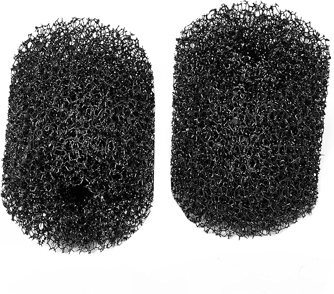 UNEAK 2-Pack Small Premium Pre Filter Sponge Aquarium Intake High-Porosity Foam by UNEAK