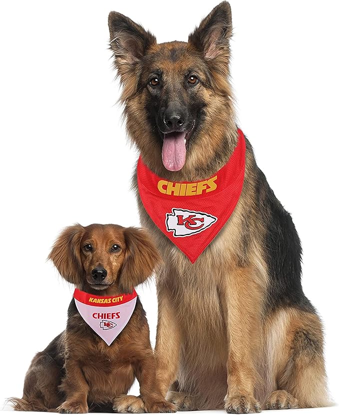 Pets First NFL Kansas City Chiefs Reversible Bandana Size XX-Large - Image 4