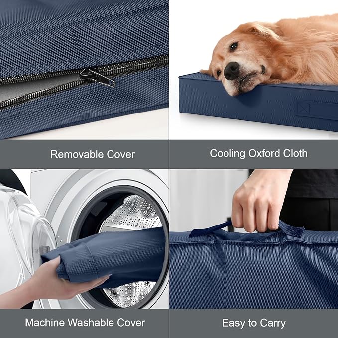 Outdoor Dog Bed for Small Dogs, Waterproof Dog Crate Bed for Medium Dogs Cats - Image 6