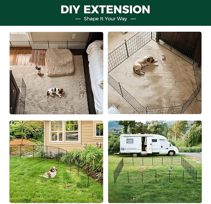 FXW MiniPaws Unleashed Dog Playpen, Expandable & Portable Design - Image 3