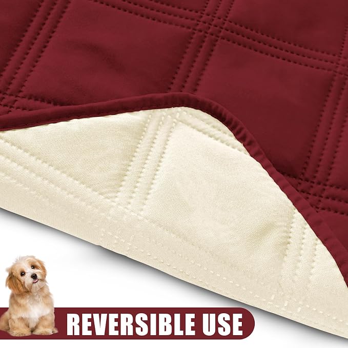 Smiry Waterproof Dog Bed Cover Blanket 40x80, Soft Reversible Pet Blanket - Image 3