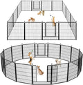 Dog Playpen 32 inch 20 Panels Indoor Outdoor Dog Pen by Jhsomdr