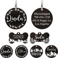 Ultra Joys Stainless Steel Pet ID Dog Name Tag Personalized Front and Back by UltraJoys