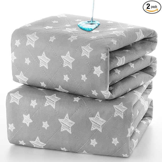 Waterproof Bed Pads Washable, Absorbent Chuck Pads by Moonsea
