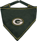 Pets First NFL Green Bay Packers TIE Bandana, Large/X-Large. Dog Bandana Scarf by PETSFIRST