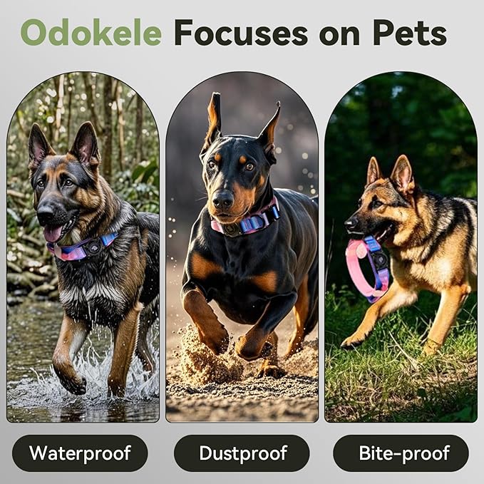 2026 Upgrade Waterproof AirTag Dog Collar, Military Tactical Dog Collar - Image 4