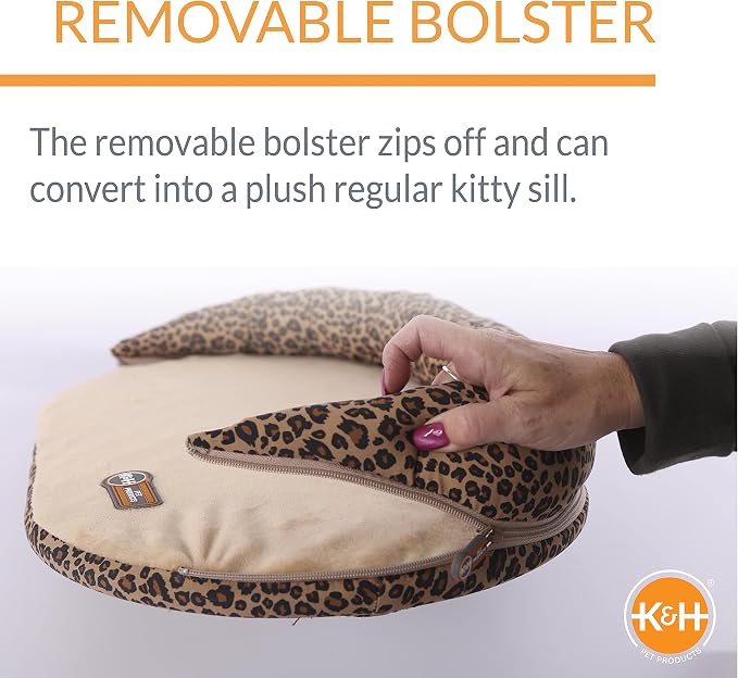 K&H Pet Products Bolster Kitty Sill Cat Window Perch Bed - Image 3