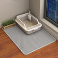 HCY&WLD Cat Litter Mat, 45x26/35x24/30x22/24x18 Inch Double Layer Cat Litter by HCY%26WLD