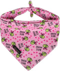 ARING PET Bee Dog Bandanas, Spring Yellow Pink Bees Pet Bandana Scarf Triangle by ARINGPET