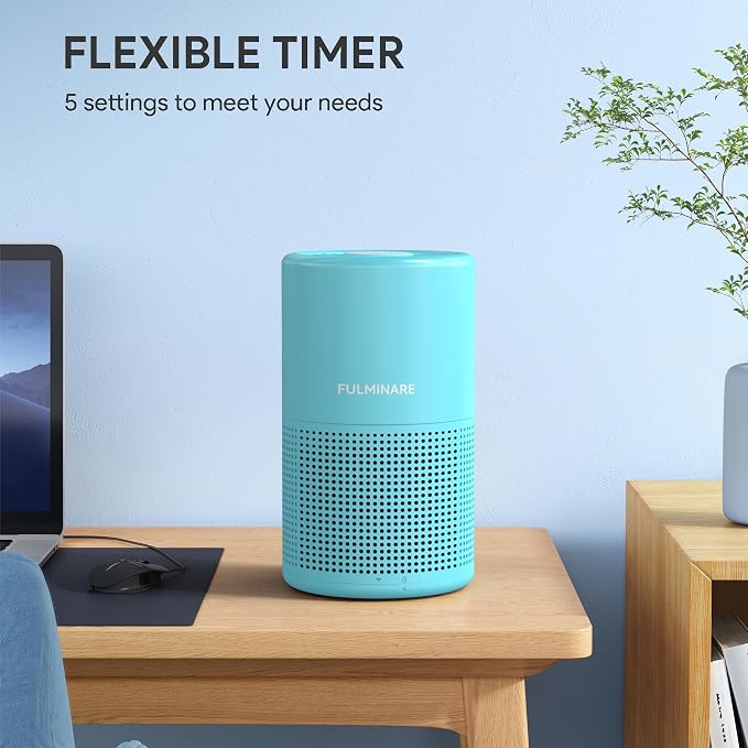 FULMINARE Air Purifiers for Home Bedroom H13 HEPA Air Purifier, 3 Speeds - Image 6