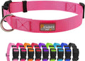 Dog Collar Hot Pink Basic Dog Collars by Penseepet