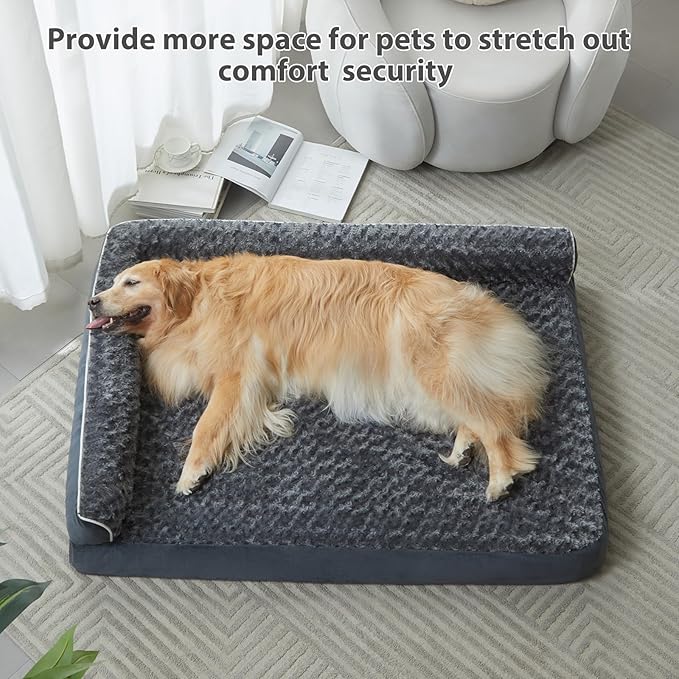 BFPETHOME Orthopedic Dog Beds for Large Dogs-Waterproof Sofa Dog Bed - Image 3