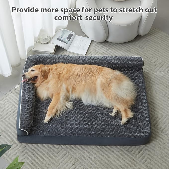 BFPETHOME Orthopedic Dog Beds for Large Dogs-Waterproof Sofa Dog Bed - Image 2