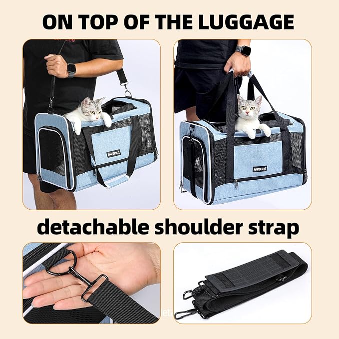 Cat Carrier Soft-Sided Travel Bag - Image 5