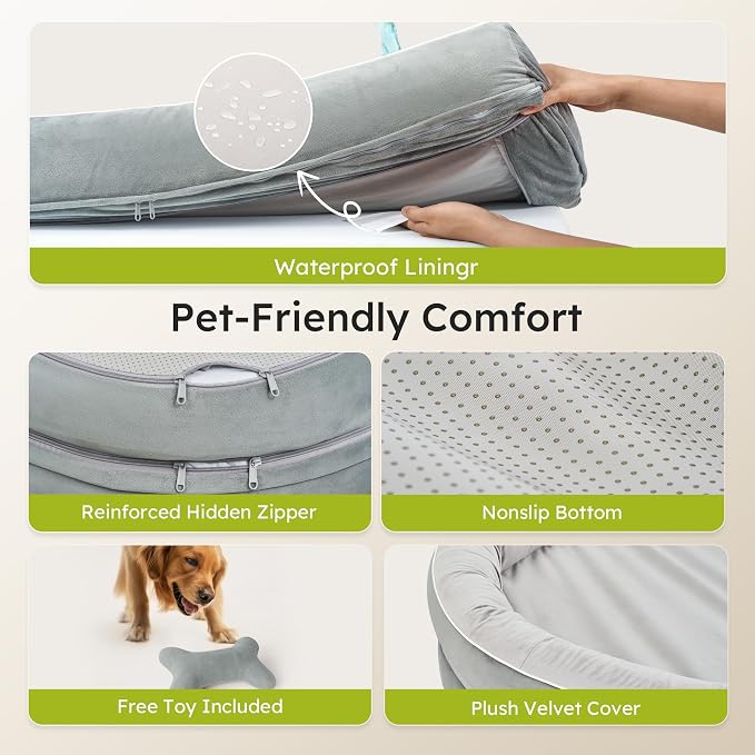 XL Orthopedic Dog Bed, Extra Large Dog Bed, Dog Sofa - Image 6