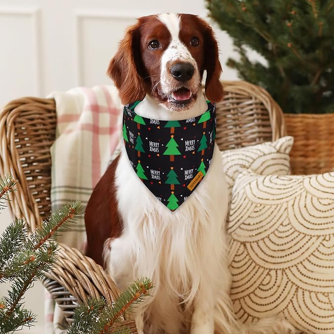 Christmas Dog Bandanas with Snap Button - Image 4