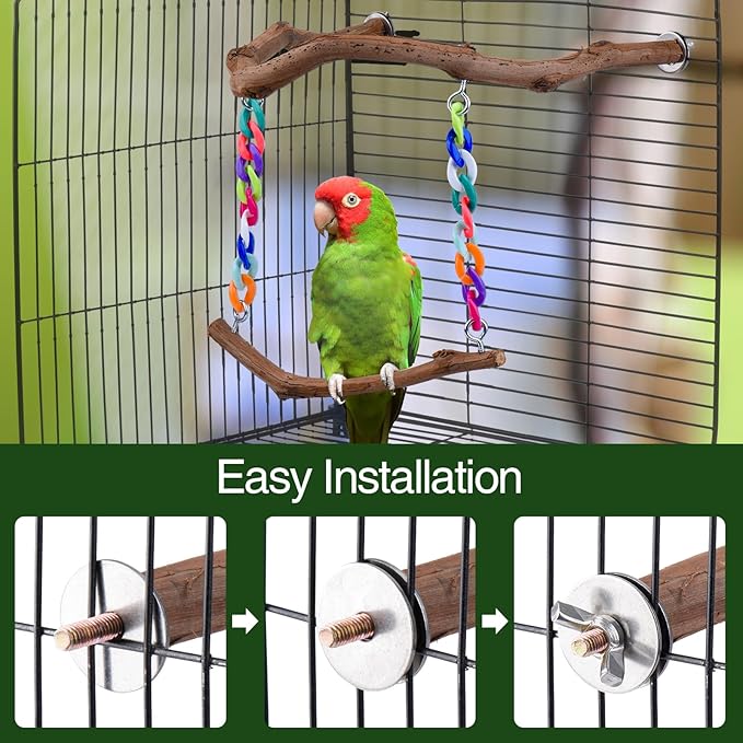 Bird Swing Toys, Standing Bird Perch - Image 7