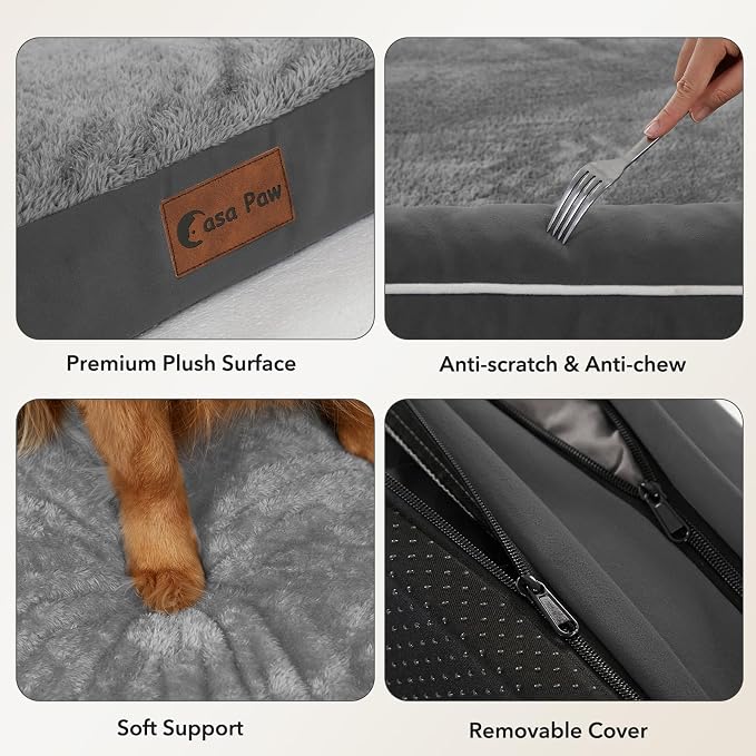 Orthopedic Dog Beds for Large Sized Dogs, Waterproof Egg Crate Foam Large Dog - Image 6