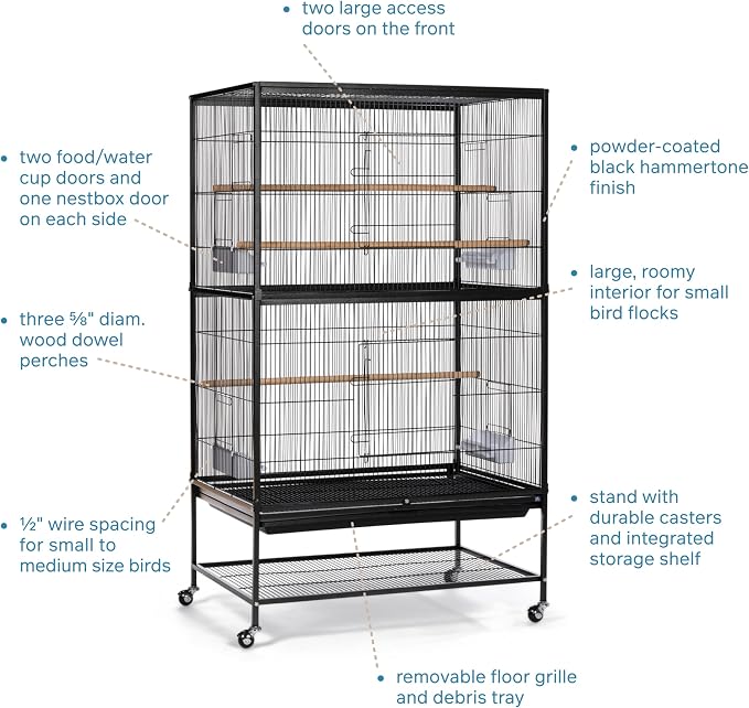 Prevue Pet Products Steel Bird Flight Cage - Image 4