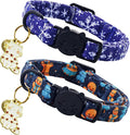 Elegant little tail 2 Pack Cat Collar- Christmas Cat Collars Breakaway by Elegantlittletail
