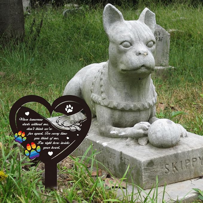 Grave Decorations for Cemetery Rainbow Bridge Dog Memorial Gifts Pet Grave - Image 5